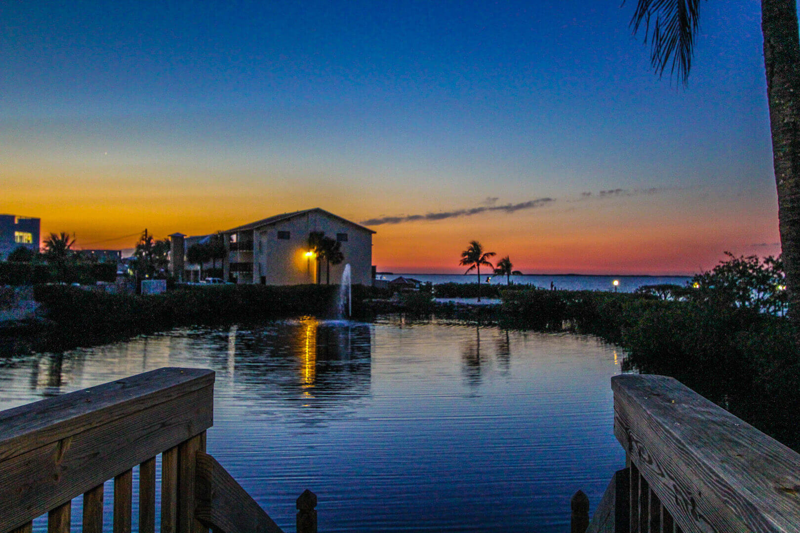 A lovely sunset view from VRI's Florida Bay Club in Florida.
